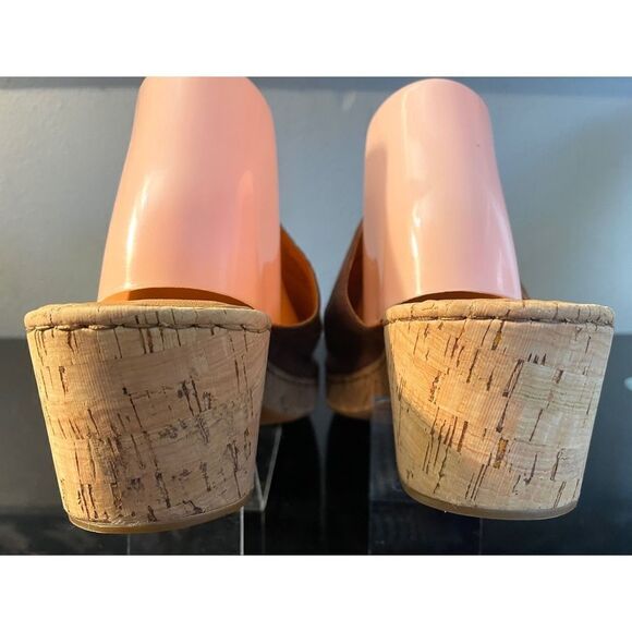 Born, Asho New Cork Heel Bronze Women’s Sandals Size 11 Medium. - Picture 7 of 11